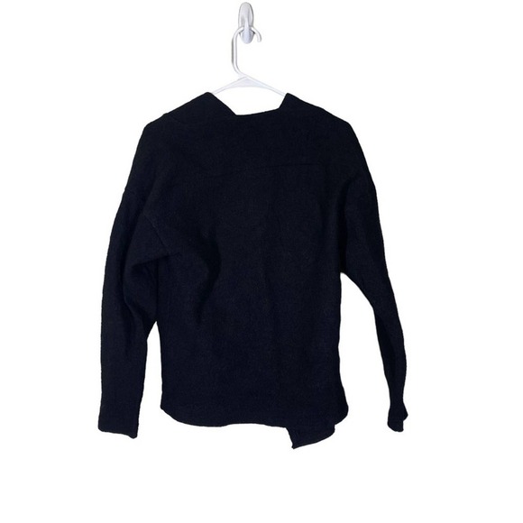 Marcellamoda 100% Virgin Wool Asymmetrical Zip Jacket - Picture 2 of 7